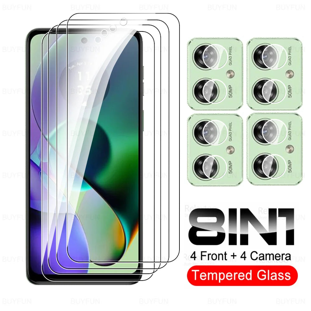 MotoG54 Glass 8To1 Camera Tempered Glass For Motorola Moto G54 G14 G34 G84 5G MotoG14 MotoG34 MotoG84 2023 Lens Screen Protector