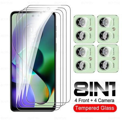 MotoG54 Glass 8To1 Camera Tempered Glass For Motorola Moto G54 G14 G34 G84 5G MotoG14 MotoG34 MotoG84 2023 Lens Screen Protector