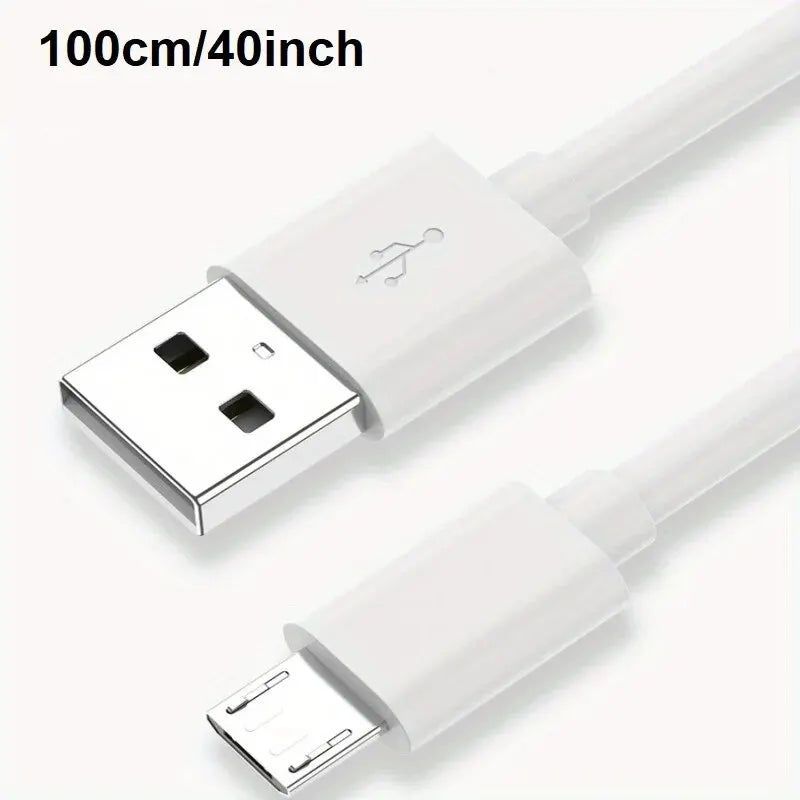 Cable Carga USB A a Micro USB (1 Metro / 3 Pies) (Pack 3 Unidades)