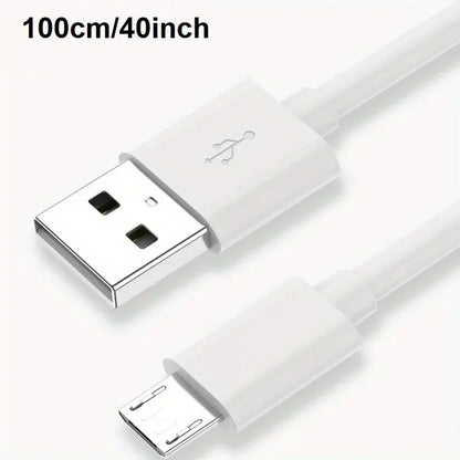 Cable Carga USB A a Micro USB (1 Metro / 3 Pies) (Pack 3 Unidades)