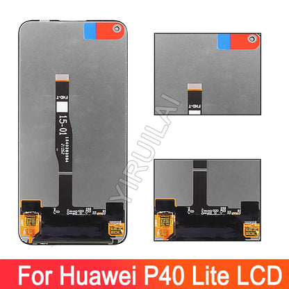 For Huawei P40 Lite JNY-LX1 LCD Display 10 Touch Screen Replacement For Nova 7i JNY-LX2, P 40 Lite Lcd Screen Nova 6 SE Display