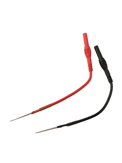 Adaptador Cable Flexible (x2) Banana Hembra 4mm - Sonda Trasera Silicona para Multímetro