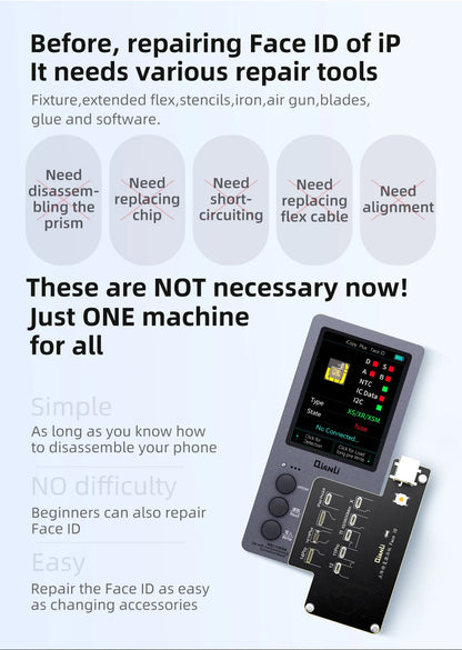 Qianli iCopy Plus LCD Screen Original Color Repair Programmer for Phone 11 Pro Max XR XSMAX XS 8P 8 7P 7 Vibration/Touch Repair