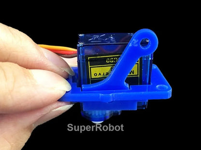 Kit Garra Brazo Robot Manipulador Mecánico Acrílico 4-DOF (Desarmado, para SG90/MG90S) Arduino STEAM