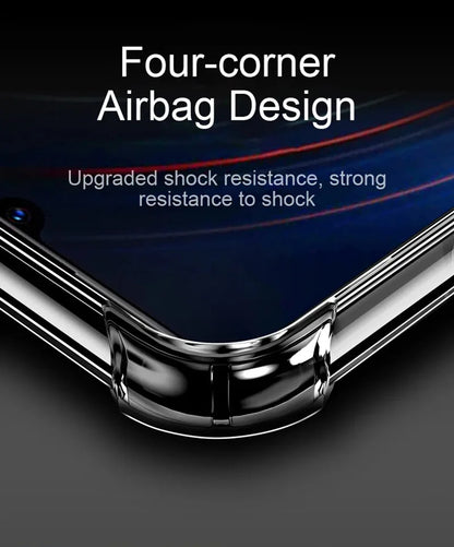 Funda Carcasa Suave Transparente Anti-Golpes para Samsung Galaxy S9/S10 Plus/S10E/S20 FE/S21/S22/S23 Ultra / Note 9/10/20