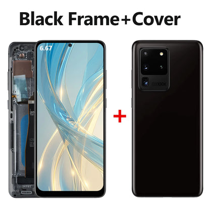 Reemplazo Super AMOLED de 6,9 pulgadas para Samsung S20 Ultra SM-G988B/DS pantalla táctil LCD S20 Ultra 5G