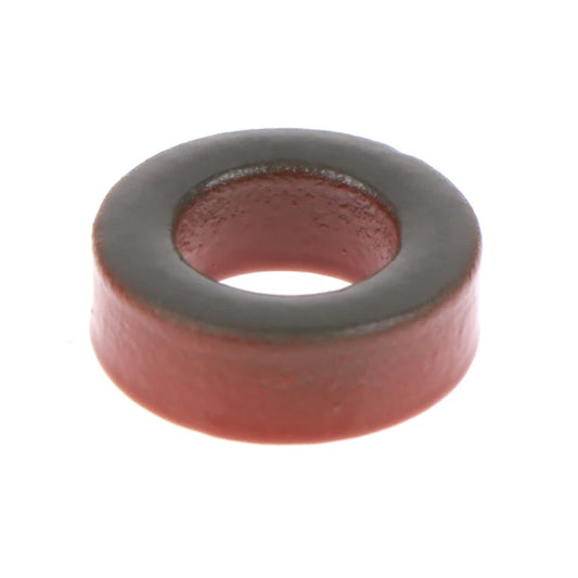 Núcleo Toroide Polvo Hierro Carbonilo T50-2 Rojo (13.7x7.5x5.5mm) - Lote 5 Piezas