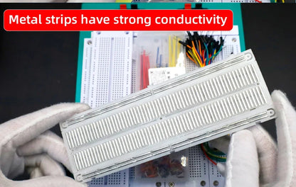1pcs Power Module Breadboard Kit Bread Board Wire Cables Jumper Breadboard Wire Kit Electronics Breadboard Solderless