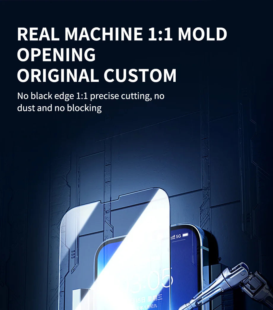 Protector Pantalla Cristal Templado para iPhone 7/8 Plus / X/XR/XS Max / 11-16 Pro Max/Mini (Pack 3 Unidades)