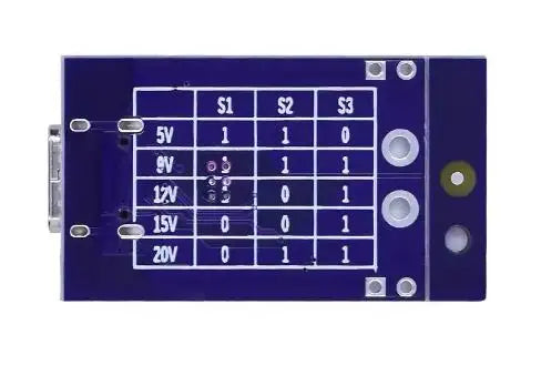 Módulo Trigger Detector Carga Rápida Type-C QC/AFC/PD2.0/PD3.0 a DC Spoof USB-PD para Notebook