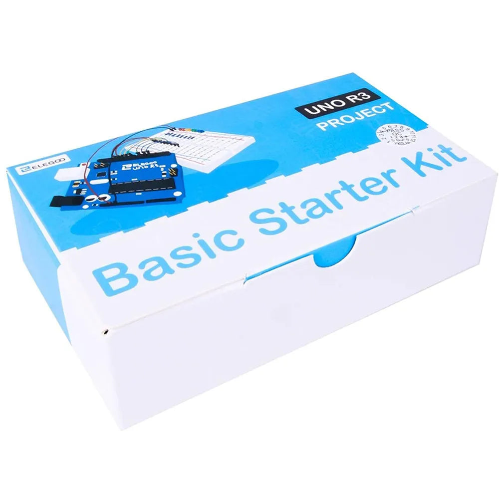 Kit Inicio Básico ELEGOO UNO Project con Tutorial y Placa UNO R3 compatible Arduino IDE (Kit Electrónico DIY)