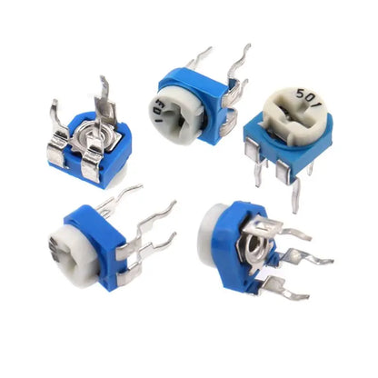 20pcs RM065 RM-065 Series 100 200 500 1K 2K 5K 10K 20K 50K 100K 200K 500K 1M Ohm Trimpot Trimmer Potentiometer Variable Resistor