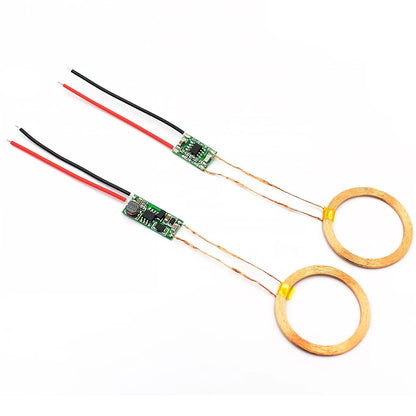 Módulo Fuente Alimentación Inalámbrica 5V 1A/2A Cargador Qi Transmisor + Receptor DIY