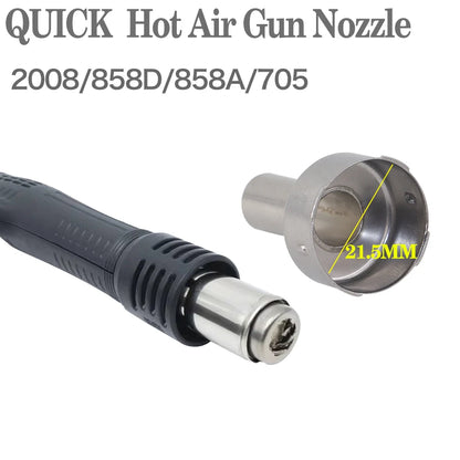 Quick original nozzle 2008 858D 858A 705 BGA soldering station/heat gun special rotary air nozzle