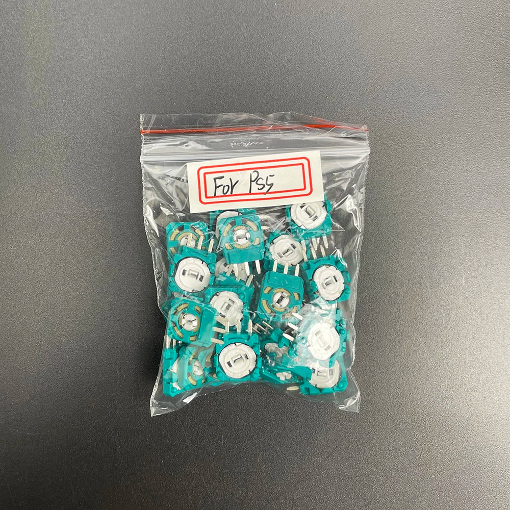 Potenciómetro Resistor Eje Analógico 3D / Micro Switch para Joystick Control PS4/PS5 (Bolsa 30 Unidades)