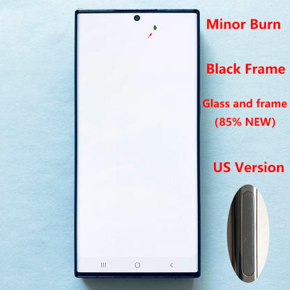 Pantalla 6.8" Super AMOLED con Marco y Digitalizador Táctil para Samsung S22 Ultra 5G (S908/S908U/S908B) (Con Defecto Estético)
