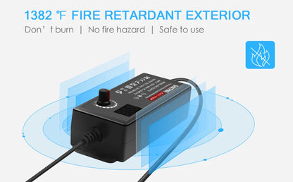 Fuente Poder Ajustable 72W (DC 3V-24V Variable) Adaptador Universal AC/DC Switching (100-240V)