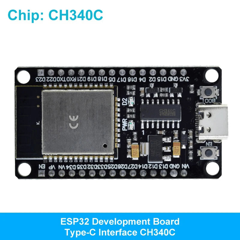 Placa Desarrollo DIYTZT ESP32 (ESP-32/ESP-32S/ESP32-CAM/ESP-WROOM-32) WiFi + Bluetooth Doble Núcleo Bajo Consumo