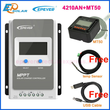 EPEVER Tracer MPPT 10A 20A 30A 40A 12v 24V Solar Charger Controller Tracer3210AN 2210AN Tracer4210AN 2206AN Tracer1206AN