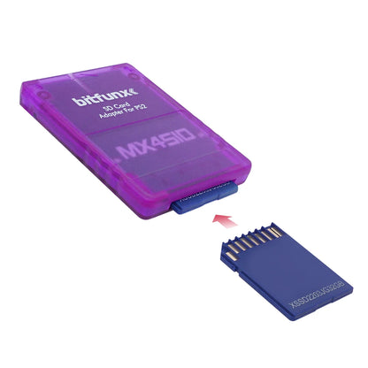 Adaptador Lector Tarjeta SD/TF Bitfunx MX4SIO SIO2SD para Consola PS2 PlayStation 2