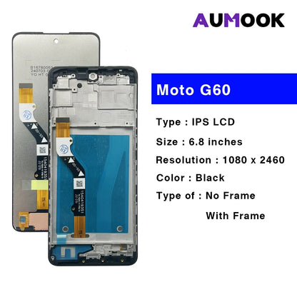 Pantalla LCD con Marco y Digitalizador Táctil para Motorola Moto G10/G20/G50/G60/G100 / G50 5G