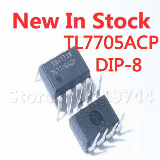 Circuito Integrado (IC) Monitor PMIC TL7705ACP / TL7705BCP (DIP-8) (Original, 5 Unidades)