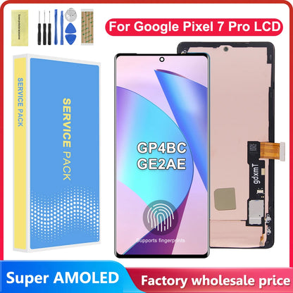 Pantalla AMOLED 6.7" con Digitalizador Táctil para Google Pixel 7 Pro (GP4BC/GE2AE) (Reemplazo Ensamblaje)