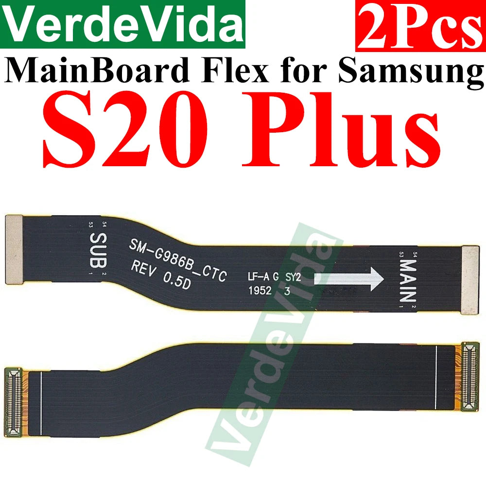 Cable Flex Conexión Placa Principal a Pantalla LCD para Samsung Galaxy S20-S24 Ultra/Plus (Varias Series, 2 Unidades)