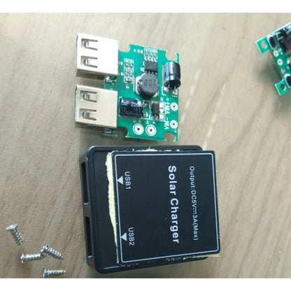 Regulador Voltaje Panel Solar Single/Dual USB 5V 2A/3A Power Controller Reconocimiento Inteligente