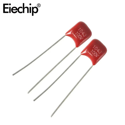 Capacitor Película Polipropileno CBB (10nF-560nF, 100V) - Pack 20 Unidades (Valores Surtidos)