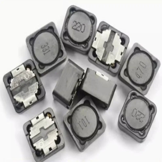 Inductor Potencia SMD Blindado CD127R (12x12x7mm) - Varios Valores (4.7uH a 100uH) - Lote 10 Piezas
