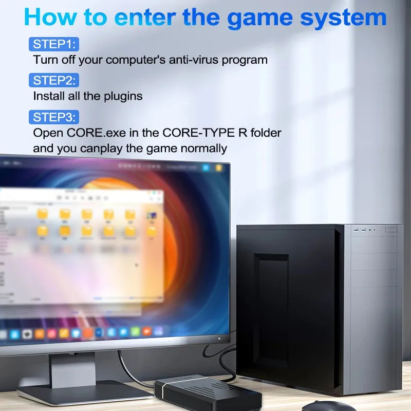 Disco Duro Portátil Gaming 3TB con Hyperspin/LaunchBox/Retrobat/Playnite (20000+ Juegos PS3/PS2/PS1/PSP/Switch/Wii)