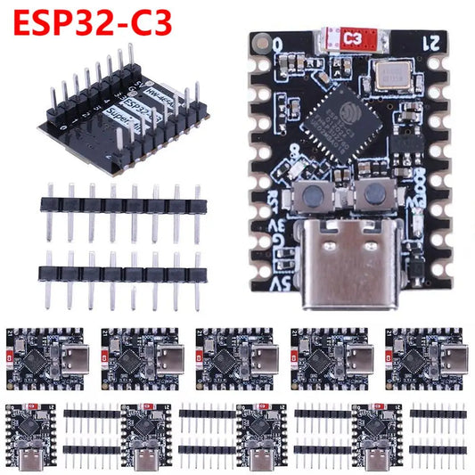 Placa Desarrollo ESP32-C3 SuperMini WiFi Bluetooth compatible IoT Core Board para Arduino (1-10 Unidades)