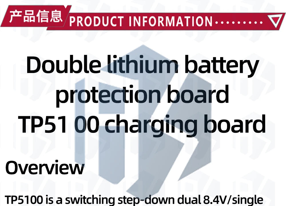 1~10PCS TP5100 double single lithium battery charge management compatible 2A rechargeable lithium plate