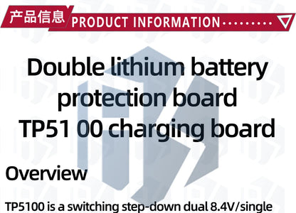 1~10PCS TP5100 double single lithium battery charge management compatible 2A rechargeable lithium plate