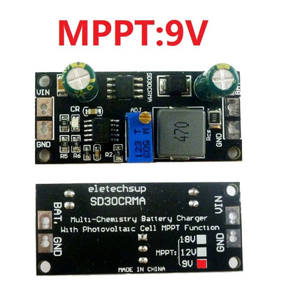 Módulo Controlador Carga Panel Solar MPPT 1A Batería Ion/Titanato Litio Regulador