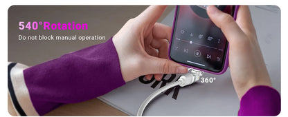 Adaptador Magnético AUFU USB-C Hembra a Tipo C Macho 9 Pines (240W Carga Rápida) Convertidor para iPhone 15/16/Laptop/Macbook/Samsung