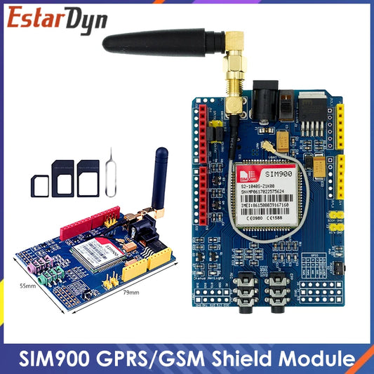 Placa Desarrollo Shield GSM/GPRS SIM900 (Quad-Band) compatible Arduino