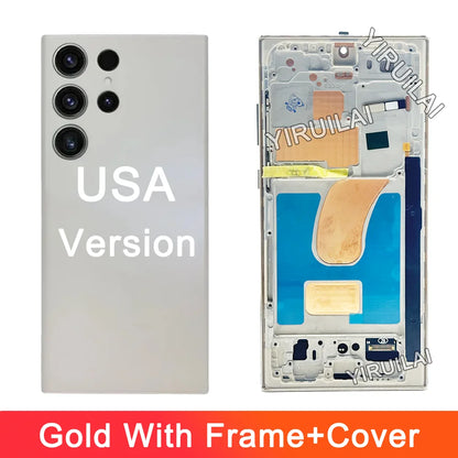Pantalla LCD con Marco y Digitalizador Táctil para Samsung Galaxy S23 Ultra 5G (S918B/DS / S9180) (Probada)
