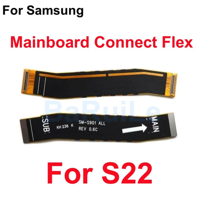 Placa base de carga conectar Flex para Samsung S21 Plus S22 Ultra S20 S23 pantalla LCD conectar placa base extender Cable cinta