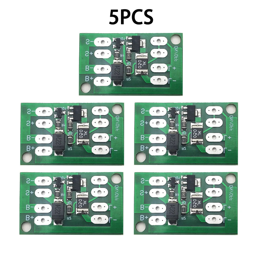 Lote 5 Pcs Placa Circuito Controlador Panel Solar Switch Control Luz Batería Litio