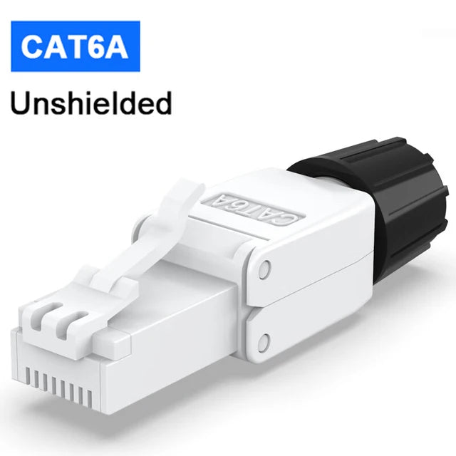 Conector RJ45 Industrial ZoeRax (Cat8/Cat7/Cat6a) Tool-Free Blindado Terminación Modular (1 Unidad)