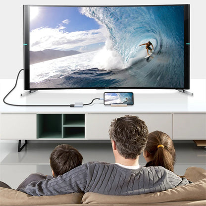 Hub USB-C Docking Station con HDMI 4K, VGA, USB 3.0 para MacBook/iPad/Samsung Dex