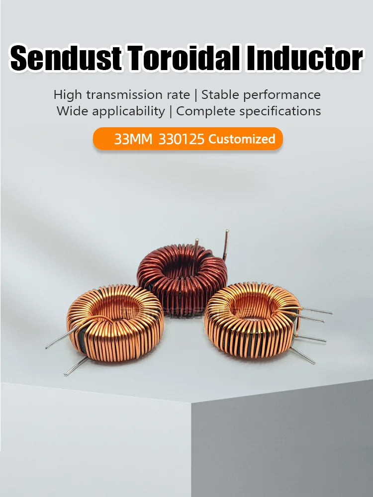 Inductor Toroidal Sendust Alta Corriente 330125 - Varios Valores (3.3uH a 1.5mH)