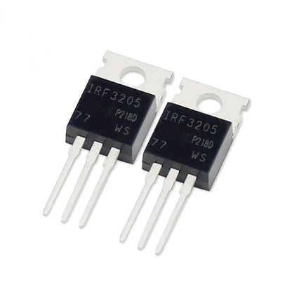 MOSFET Canal-N IRF3205 TO-220 55V 110A - Lote 5/10 Piezas