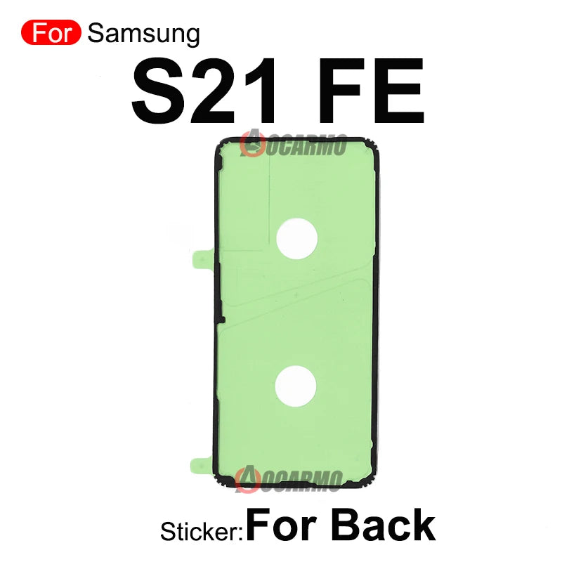 Adhesivo Doble Cara para Pegado Pantalla LCD Frontal y Tapa Batería Trasera Samsung Galaxy S21/S21+/S21FE/S21 Ultra