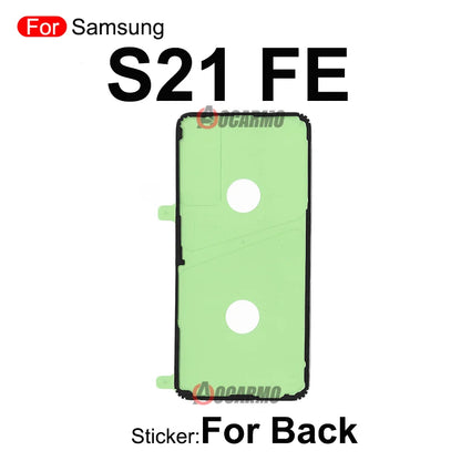 Adhesivo Doble Cara para Pegado Pantalla LCD Frontal y Tapa Batería Trasera Samsung Galaxy S21/S21+/S21FE/S21 Ultra