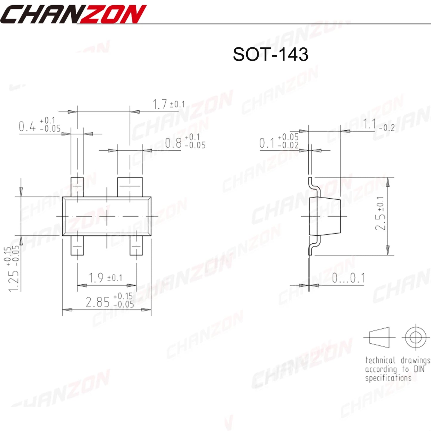 Lote 10 Pcs MOSFET/Transistor Darlington SOT-143/TO-252 (BF998, AOD452, AOD472, AOD409, MJD122)