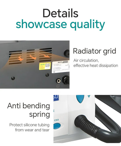 New QUICK 861DW Soldering Station 1000W Digital Display For PCB Chip Repair  Lead-Free Hot Air Soldering Station Rework Station