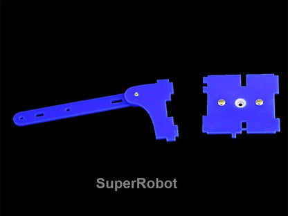 Kit Garra Brazo Robot Manipulador Mecánico Acrílico 4-DOF (Desarmado, para SG90/MG90S) Arduino STEAM